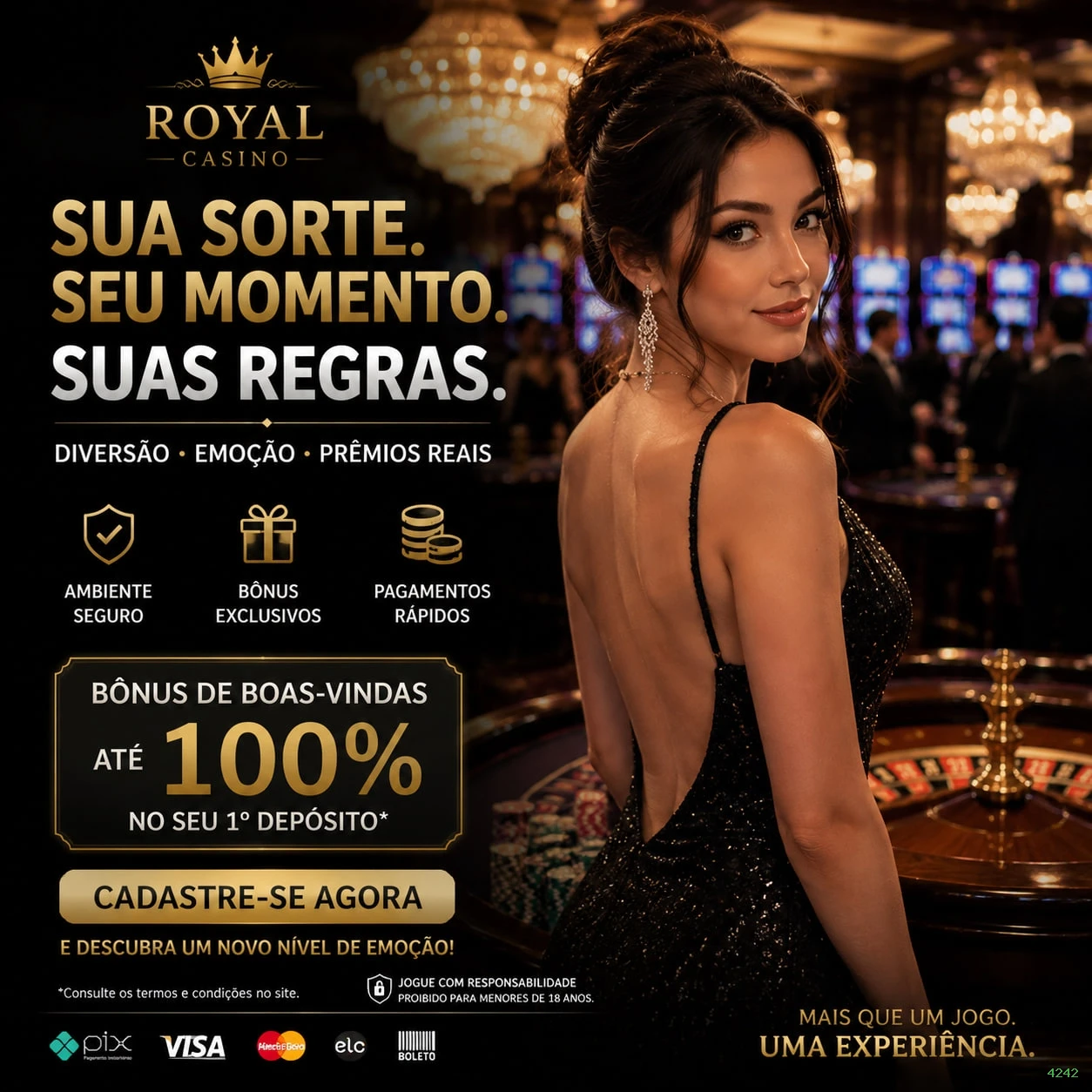 Bônus e prêmios 4242